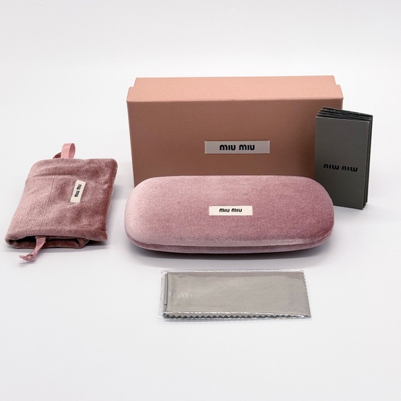 NEW MU04ZS VAU08N MIU MIU HAVANA CLEAR MU 04ZS OVAL MU04ZSF WOMEN EYEGLASSES - Picture 5 of 5